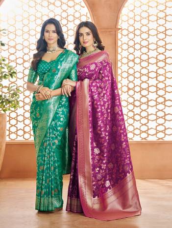 RAJPATH SAVITRI VOL-01 970001 TO 970006 DESIGNER SILK SAREE WHOLESALER IN INDIA